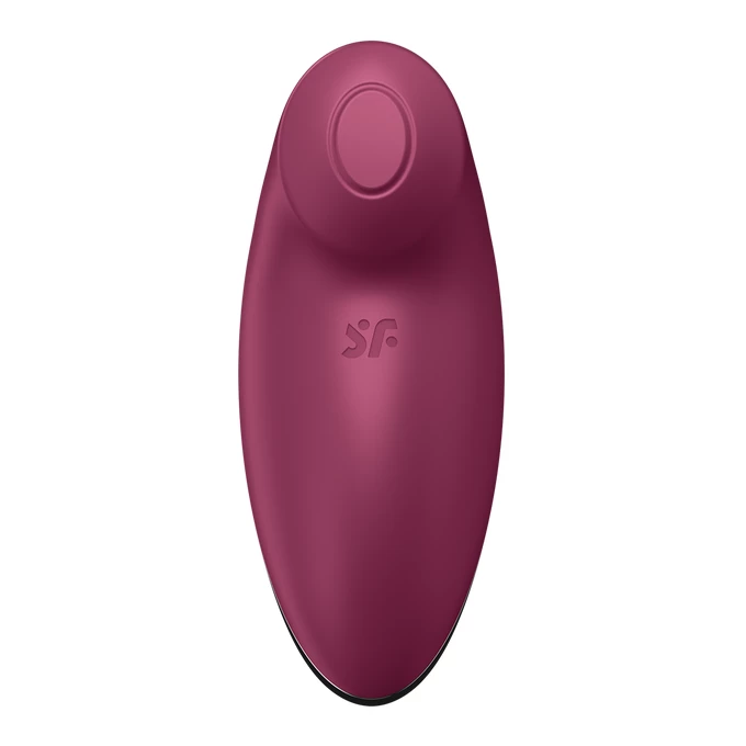 Satisfyer Tap &amp; Climax 2 Red - Wibrator łechtaczkowy, czerwony