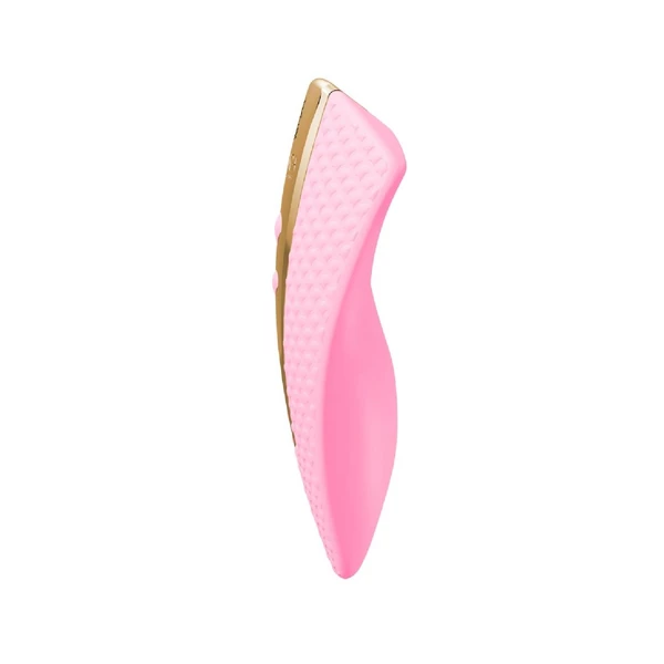 Shunga Obi Intimate Massager Light Pink - Wibrator łechtaczkowy, Różowy