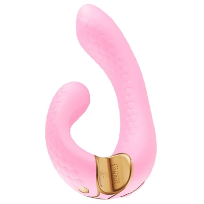 Shunga Miyo Intimate Massager Light Pink - Wibrator króliczek, Różowy