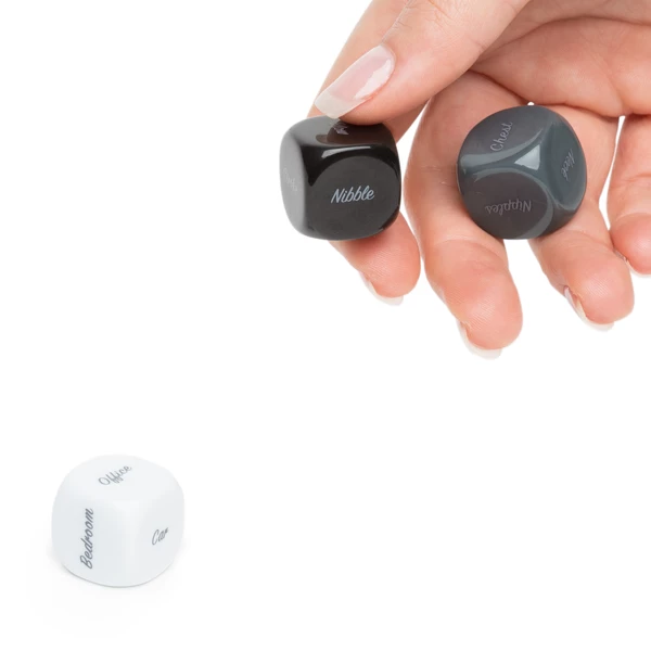 Fifty Shades of Grey Nice Kinky Dice forCouples (3 Pack) - Kostka z pozcyjami,
