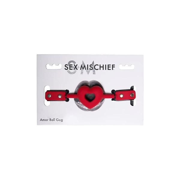 Sportsheets Sm Amor Ball Gag - Knebel z serduszkiem