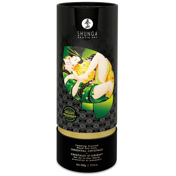 Shunga Bath Salts Oriental Crystals Lotus Flower - Sól do kąpieli kwiat lotosu
