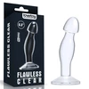 Lovetoy Flawess clear prostate plug - Klasyczny masażer prostaty z przyssawką