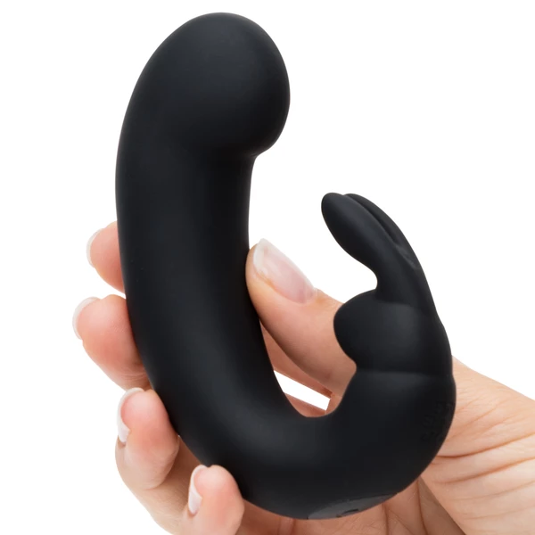 Fifty Shades of Grey Sensation G-Spot Rabbit Vibrator- Wibrator króliczek, Czarny