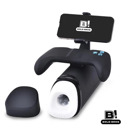 Bold Bros Conty Game Controller - Masturbator z funkcją wibracji, pchania i podgrzewania