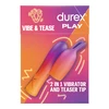 Durex Play 2w1 Tease&amp;Play - Wibrator z końcówką stymulującą
