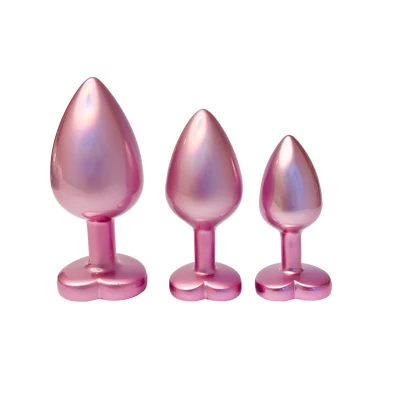 Dream Toys Pearl Pink Plug Set - Zestaw korków analnych 