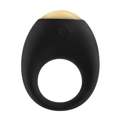 TOYJOY Eclipse Vibrating Cock Ring Black - Wibrujący pierścień erekcyjny