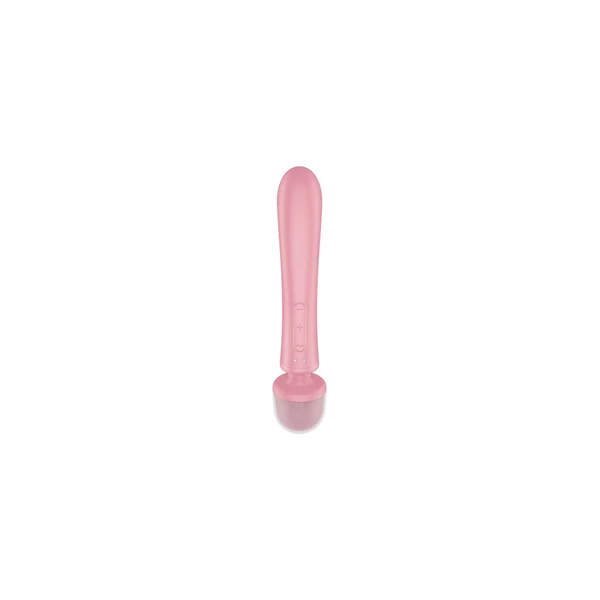 Satisfyer Triple lover - potrójny wibrator, króliczek + wand, Różowy