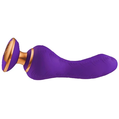Shunga Sanya Intimate Massager Purple - Wibrator klasyczny, Fioletowy