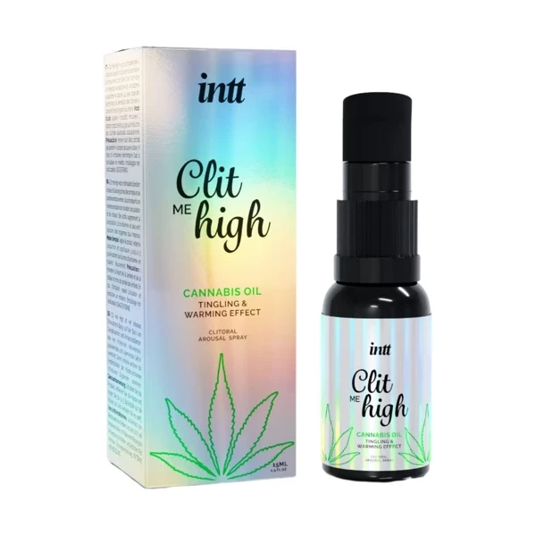 Intt Clit Me On Cannabis - Spray rozgrzewający do łechtaczki