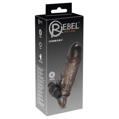 Rebel Extension Slim Sleeve - Wibrująca nakładka na penisa