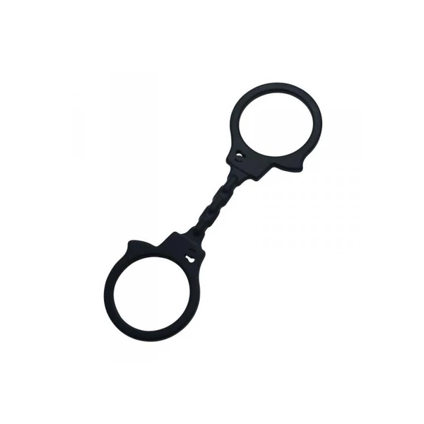 Toyz4lovers Kajdanki Realistic Handcuffs - Kajdanki rozciągliwe, Czarny