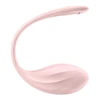 Zestaw Satisfyer Ribbed Petal - Wibrujące jajeczko + lubrykant + spray dezynfekujący