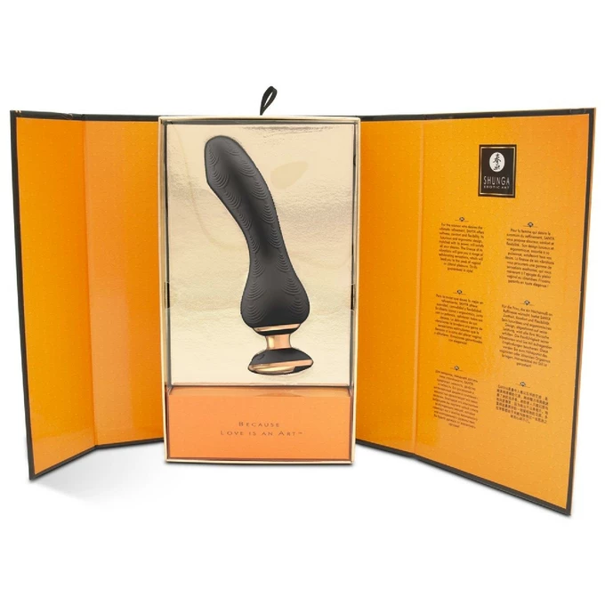 Shunga Sanya Intimate Massager Black - Wibrator klasyczny, Czarny