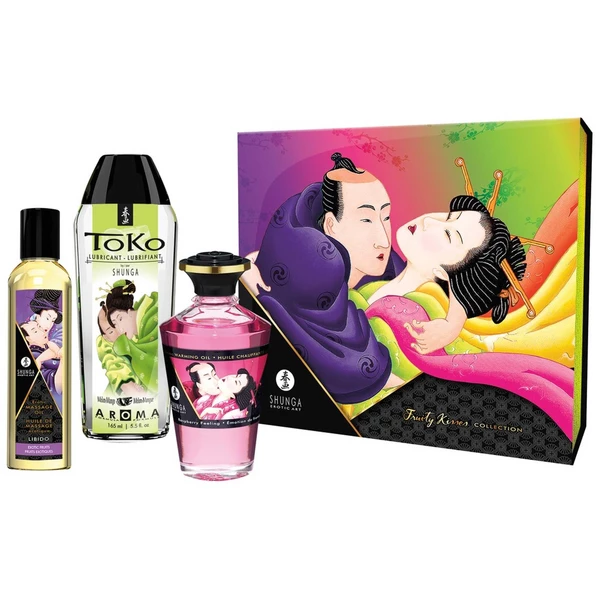 Shunga Ensemble Fruity Kisses - Zestaw kosmetyków intymnych