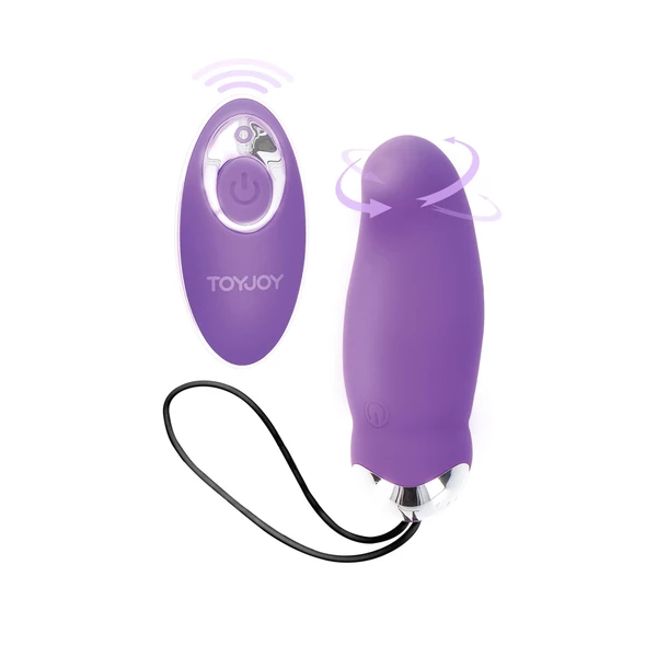 TOYJOY My Orgasm Eggsplode Purple - Wibrator jajeczko z pilotem