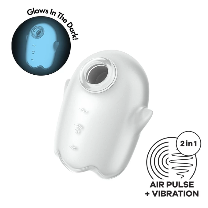 Satisfyer Glowing Ghost - Wibrator łechtaczkowy, z technologią Air Pulse