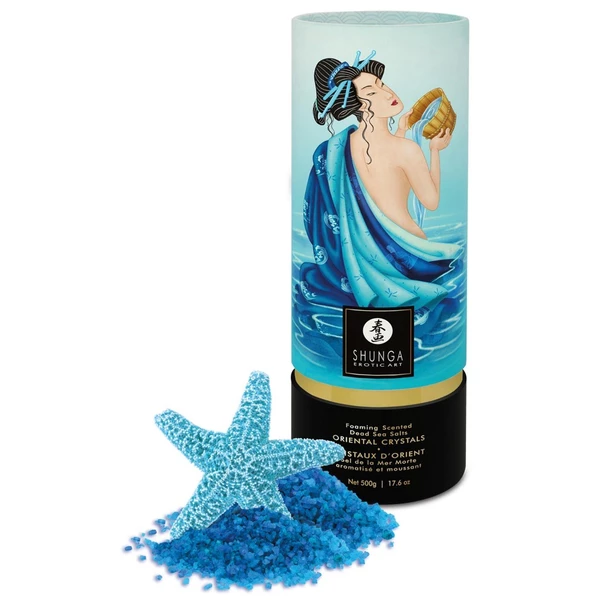 Shunga Bath Salts Oriental Crystals Ocean Temptations - Sól do kąpieli morski