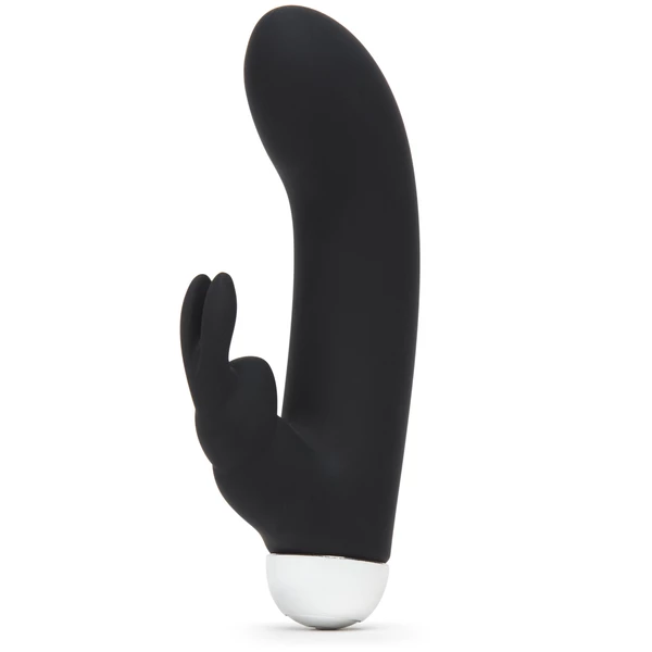 Fifty Shades of Grey Greedy Girl Mini Rabbit Vibrator- Miniwibrator, Czarny