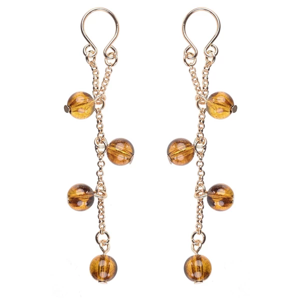 Sportsheets Amber Nipple Jewelry - Zaciski na sutki ozdobne