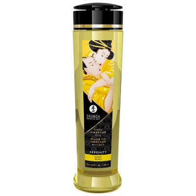Shunga Massage Oil Serenity Monoi - Olejek do masażu monoi (kwiat gardenii)