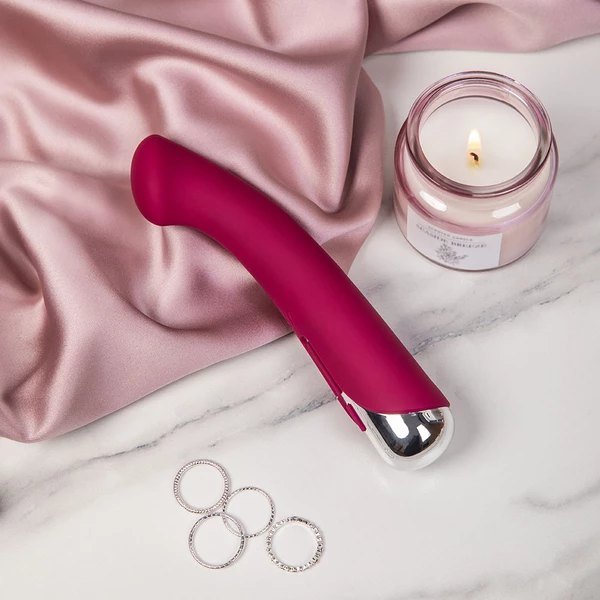 Satisfyer Spinning G-Spot 1 Red - Wibrator Punktu G, z funkcją rotacji