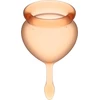 Satisfyer Feel Good Menstrual Cup orange - kubeczki menstruacyjne