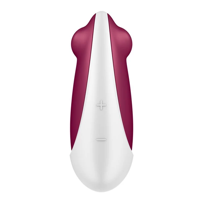 Satisfyer Spot on 3 - Wibrator łechtaczkowy typu Lay-on, Bordowy