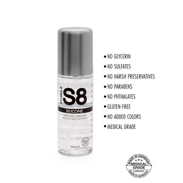 Stimul8 S8 Premium Silicone Lube 125Ml Original - Lubrykant silikonowy