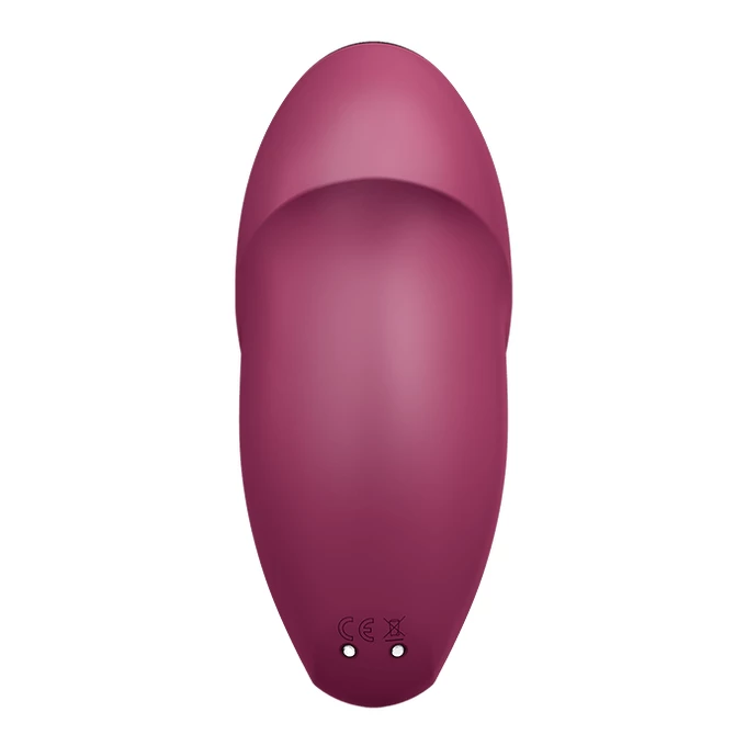 Satisfyer Tap &amp; Climax 1 Red - Wibrator łechtaczkowy, Czerwony