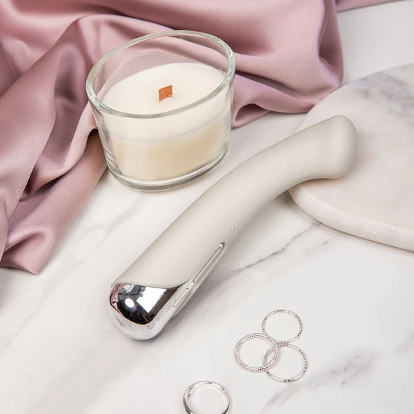 Satisfyer Spinning G-Spot 1 Beige - Wibrator Punktu G, z funkcją rotacji
