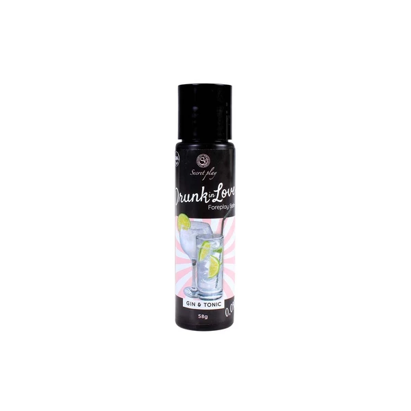 Secret Play Gin&amp;Tonic gel - Kremowy żel o smaku Ginu i toniku, 60 ml