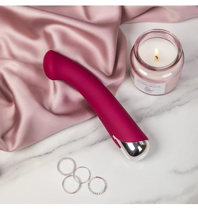 Satisfyer Spinning G-Spot 1 Red - Wibrator Punktu G, z funkcją rotacji