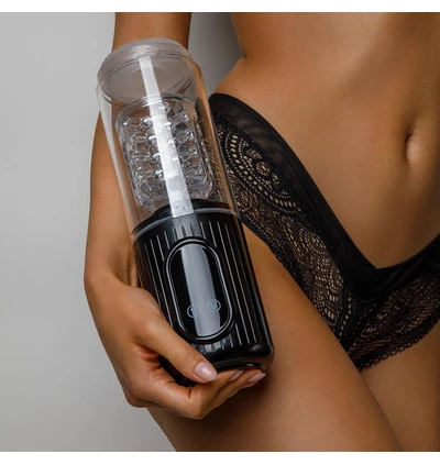 Erospace Men's Play B2 - Automatyczny masturbator z ruchem rotacyjno - posuwistym i funkcją ssania