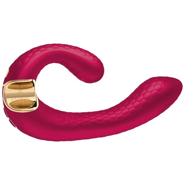 Shunga Miyo Intimate Massager Raspberry - Wibrator króliczek, Czerwony