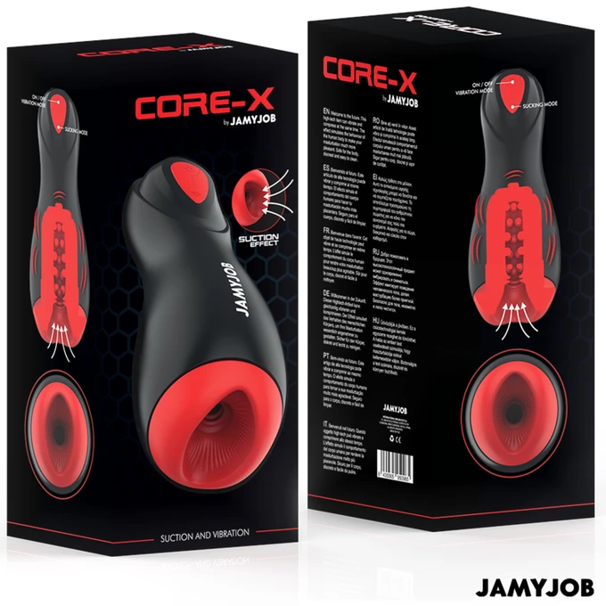 JAMYJOB Core-x - Automatyczny masturbator z funkcją ssania