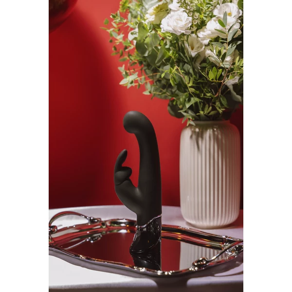 Fifty Shades of Grey Greedy Girl G-Spot Thrusting Rabbit Vibrator- Wibrator króliczek z ruchem pulsacyjnym, Czarny