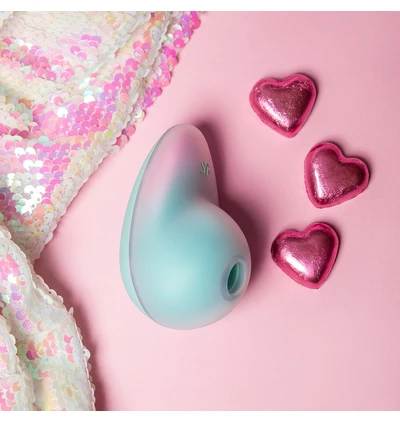 Satisfyer Pixie Dust, Pink - Mint - Wibrator łechtaczkowy, Różowo - miętowy