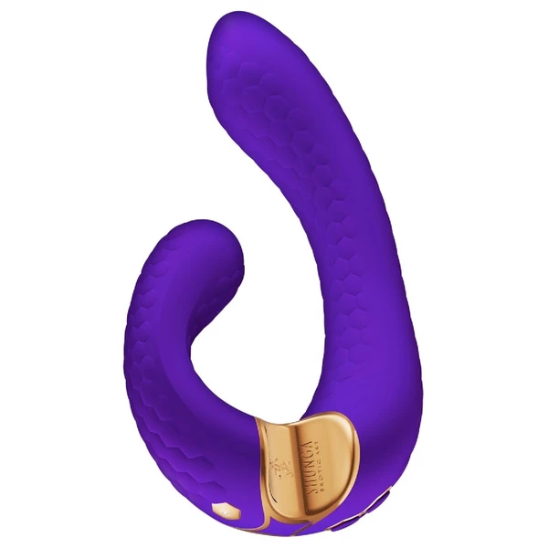 Shunga Miyo Intimate Massager Purple - Wibrator króliczek, Fioletowy