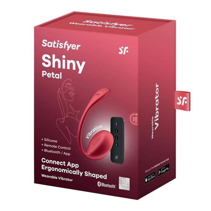 Satisfyer Shiny Petal - Wibrujące jajeczko, sterowane pilotem i aplikacją