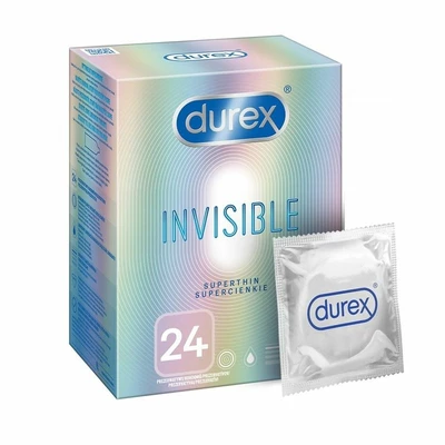 Durex Invisible 24szt - prezerwatywy Supercienkie