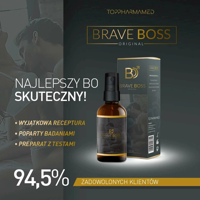 TOPPHARMAMED Brave Boss Original Spray 50 Ml - Spray wydłużający stosunek