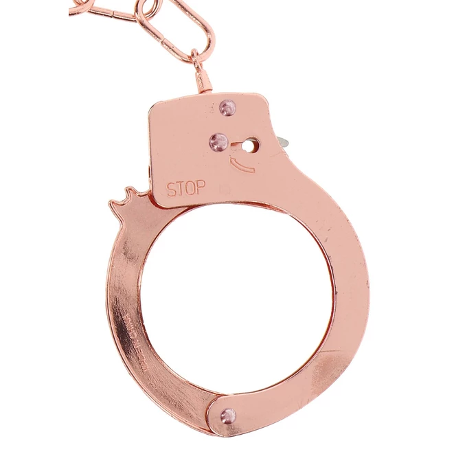 TOYJOY Metal Handcuffs Rose Gold - Kajdanki metalowe