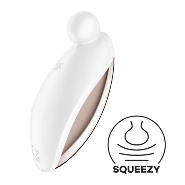 Satisfyer Spot on 2 - Wibrator łechtaczkowy typu Lay-on, Biały