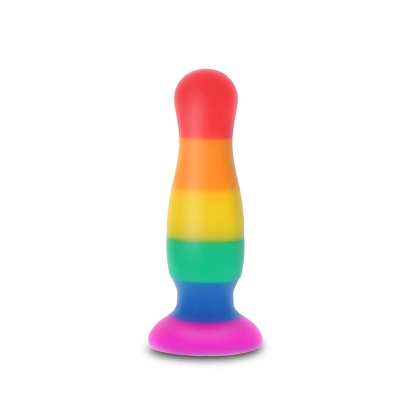 TOYJOY Happy Stuffer Large Rainbow - Dildo klasyczne na przyssawce