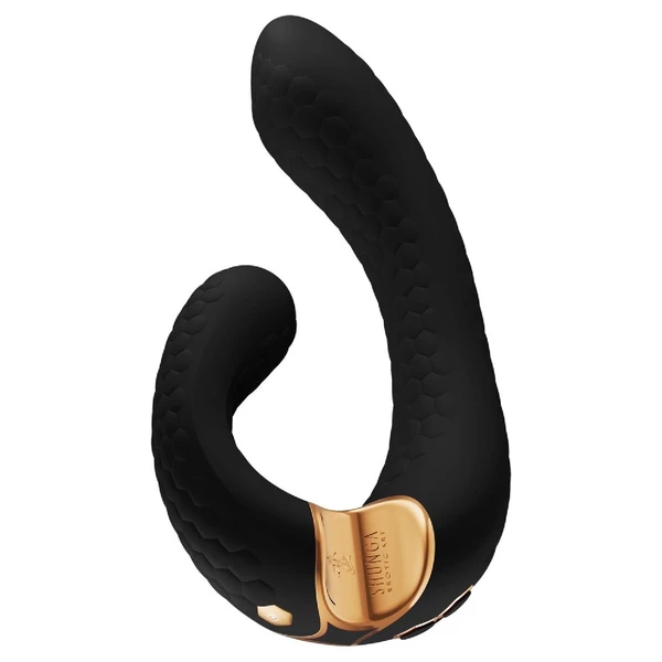 Shunga Miyo Intimate Massager Black - Wibrator króliczek, Czarny