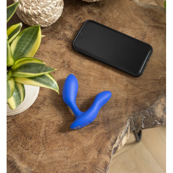 We-Vibe Vector + - wibrujący masażer prostaty, Niebieski