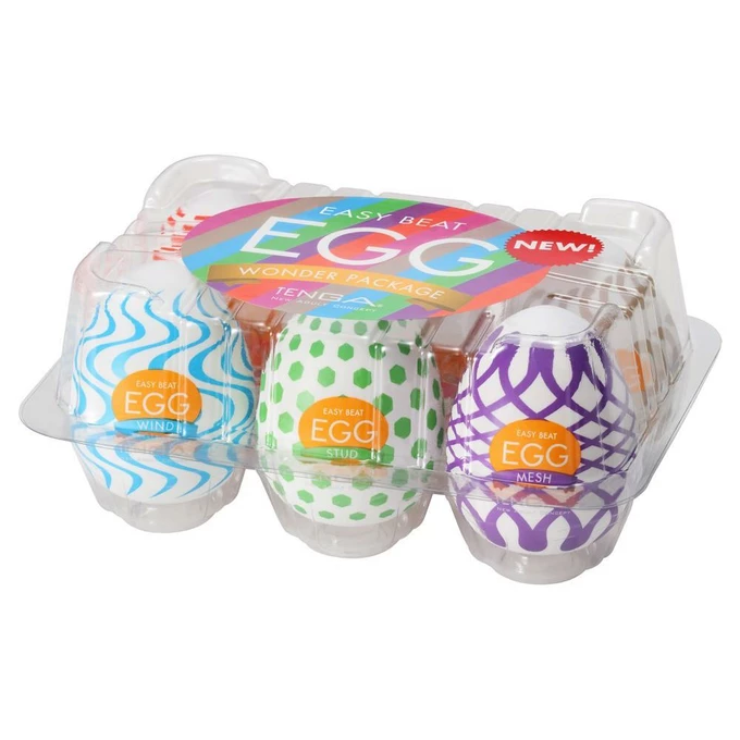 TENGA Egg Variety Wonder Pack - Masturbator jajeczko zestaw