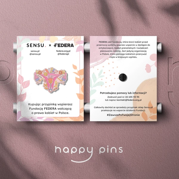 Charytatywna przypinka - Kup i razem wesprzyjmy fundację Federa - Macica